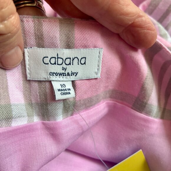 *NWT* Cute Pink Plaid Skirt - size 10 Barbiecore, Punkcore, Preppy, CuteGoth - Picture 3 of 7